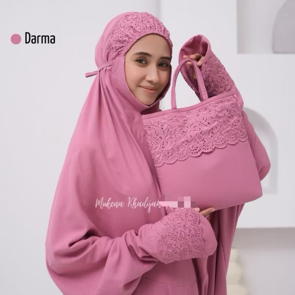 Lubna-Mukena Terusan Siti Khadijah Premium Katun Mikro Tbk