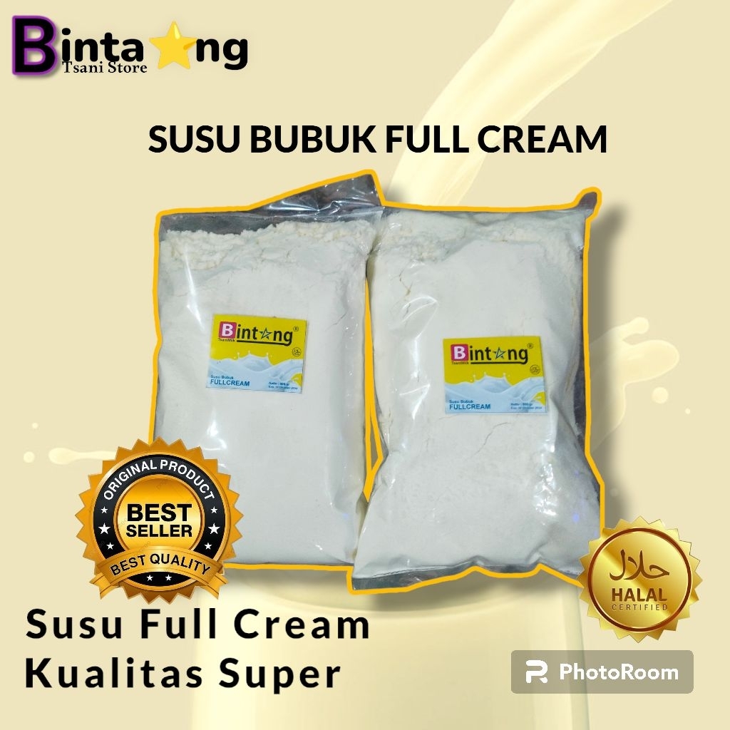 

Susu Fullcream Bintang Milk Ukuran 1 kilogram