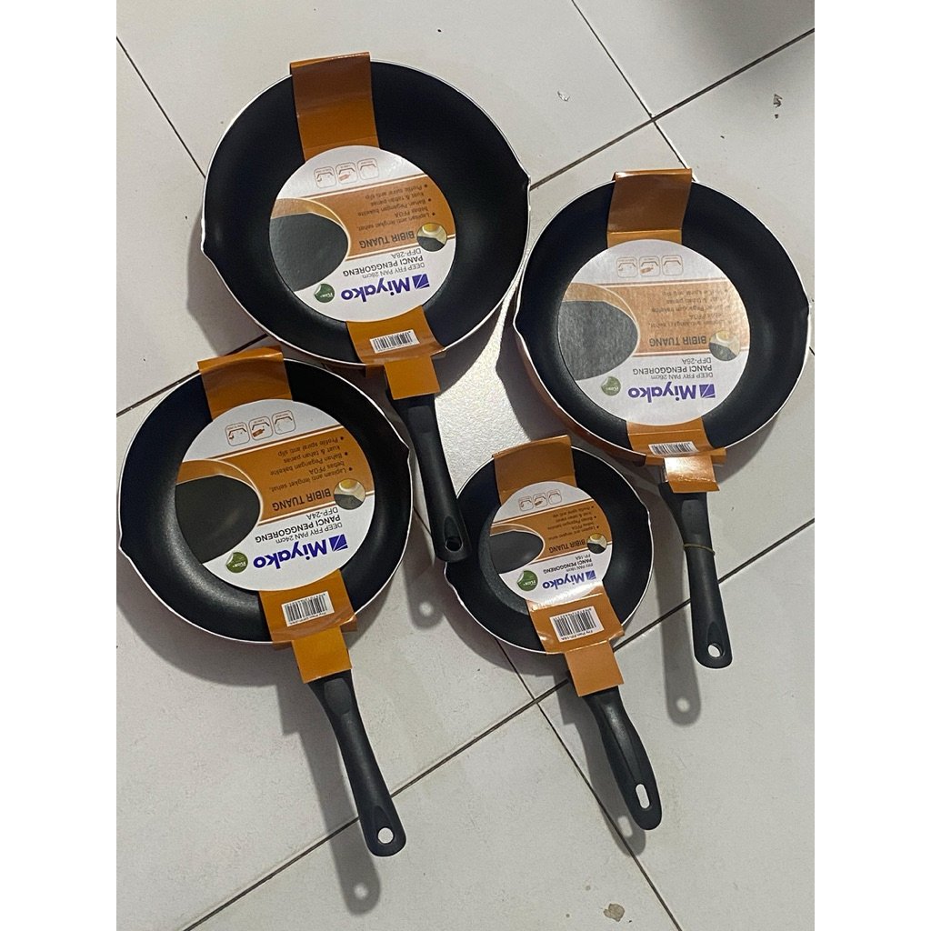 Miyako Deep Fry Pan Orange