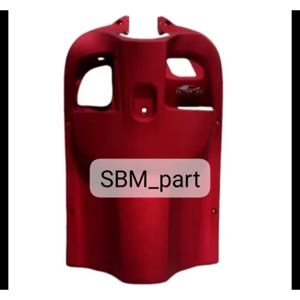 Cover inner Leksil legsiled dek kantong dasbor tengah Scoopy fi esp k93 2018 2020 merah doff reed ma