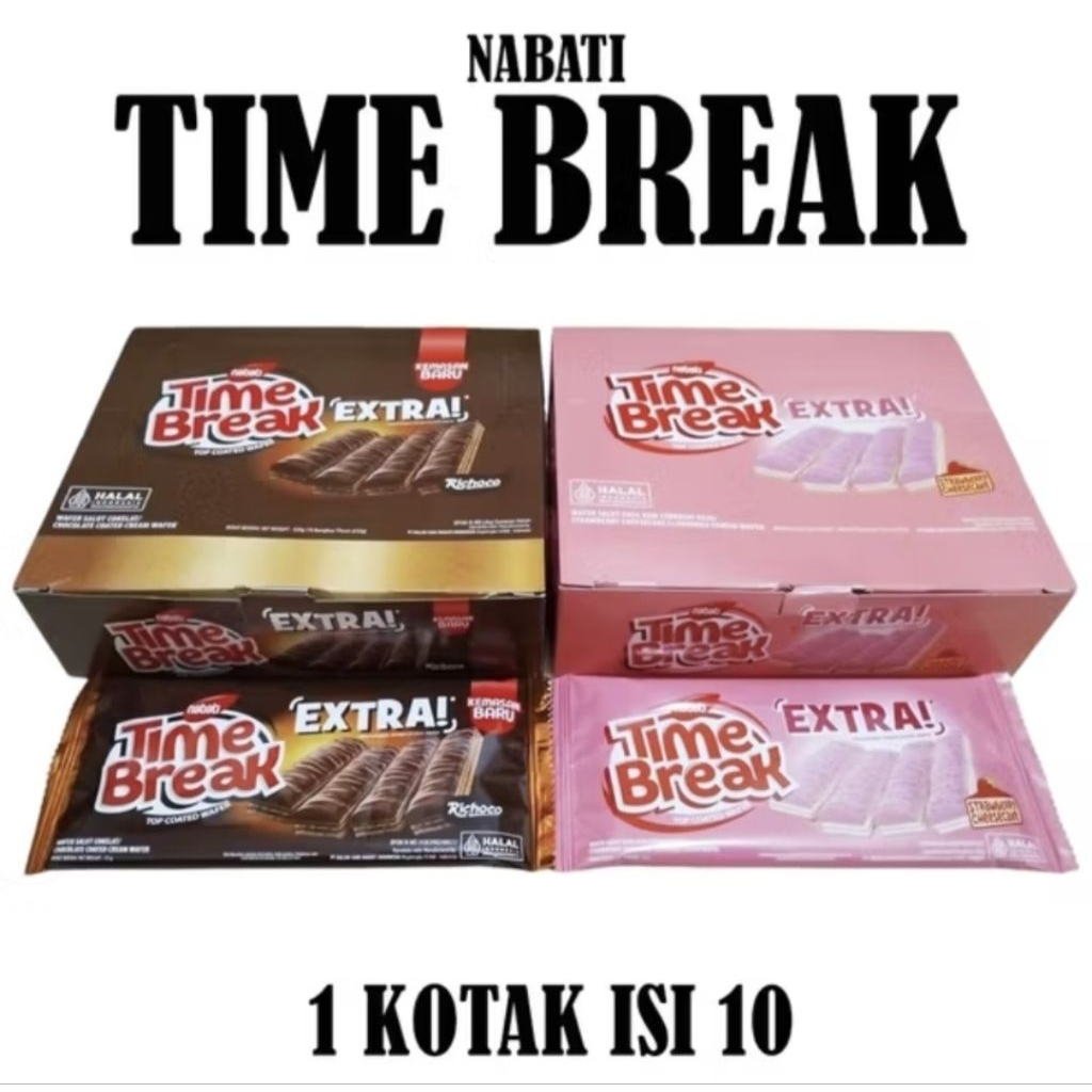 

TIME BREAK EXTRA 36 GR X 10 BKS /NABATI TIME BREAK