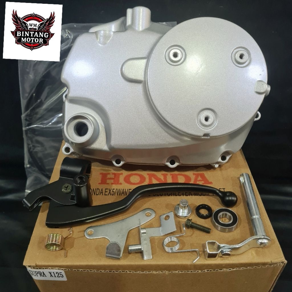 bak kopling set supra x 125 karbu supra x 125 fi warna silver