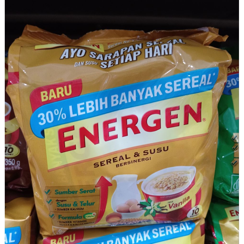 

Energen Sereal & Susu Rasa Vanila Isi 10