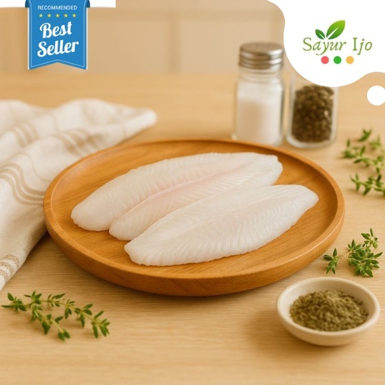 

Ikan Dori Fillet -/+ 900 Gram - 1 KG / PACK Fresh Frozen Fish Seafood Daging Patin Beku Segar HALAL