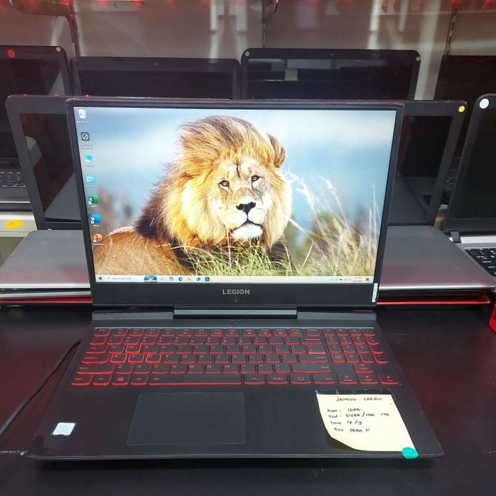 Laptop Lenovo Legion Y545 core i7-9750H NVIDIA GeForce GTX 1660 Ti Ram 16gb ssd 512gb HDD 1TB 775