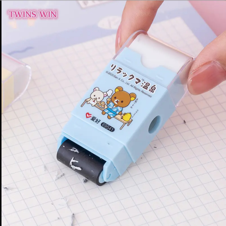 

Kombinasi 3 in 1 Penghapus Rautan Pembersih Kotoran Pensil Penggerot Pencil Eraser Stip S5 91