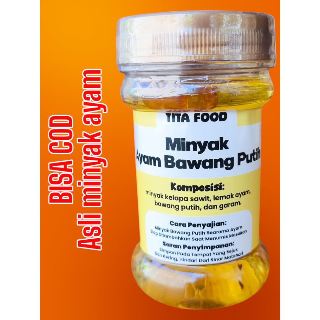 

Minyak Ayam Bawang Putih 250ml dan 600ml