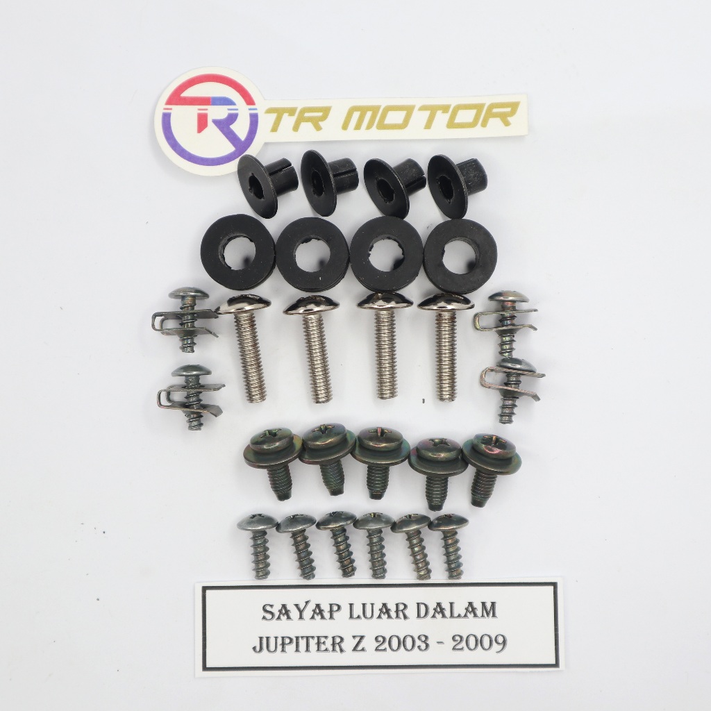 Baut Sayap Luar Dalam Jupiter Z 2003 - 2009 | Baud Sayap Jupiter Z New dan Lama