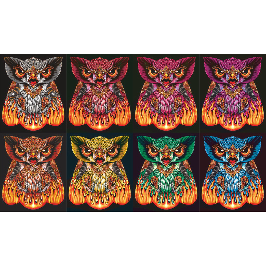 kain celepuk print motif api | kain layangan