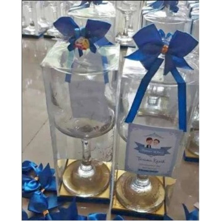 

(MIKA SAJA) Kotak Mika Souvenir Ukuran 7x7x17 cm