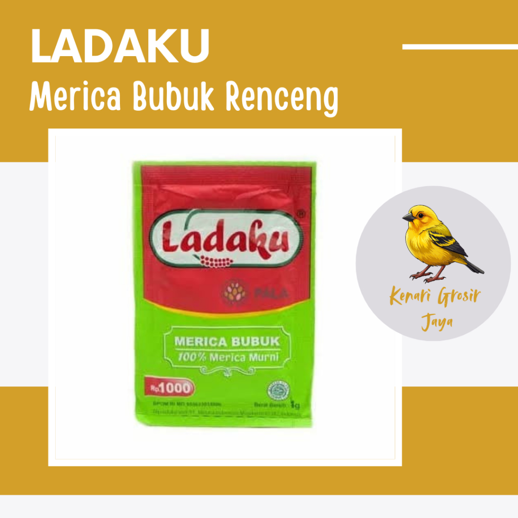 

Ladaku Bubuk Lada Kemasan Sachet 3 Gram x 12 Pcs | Lada Bubuk