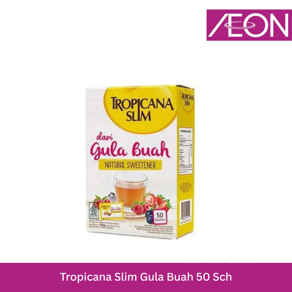 

Tropicana Slim Sweetener Gula Buah 50S