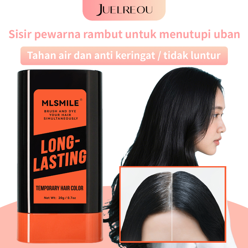 JUELREOU Sisir pewarna rambut untuk menutupi uban/Alat Ajaib untuk Menutupi Rambut Putih Pewarna Ram