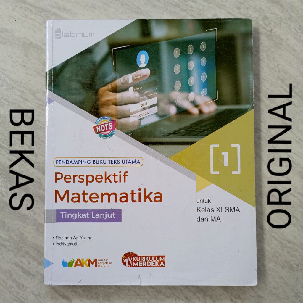 Buku Perspektif Matematika MTK 1 Tingkat Lanjut Kelas 11 XI 2 II SMA MA Penerbit Platinum Tiga Seran