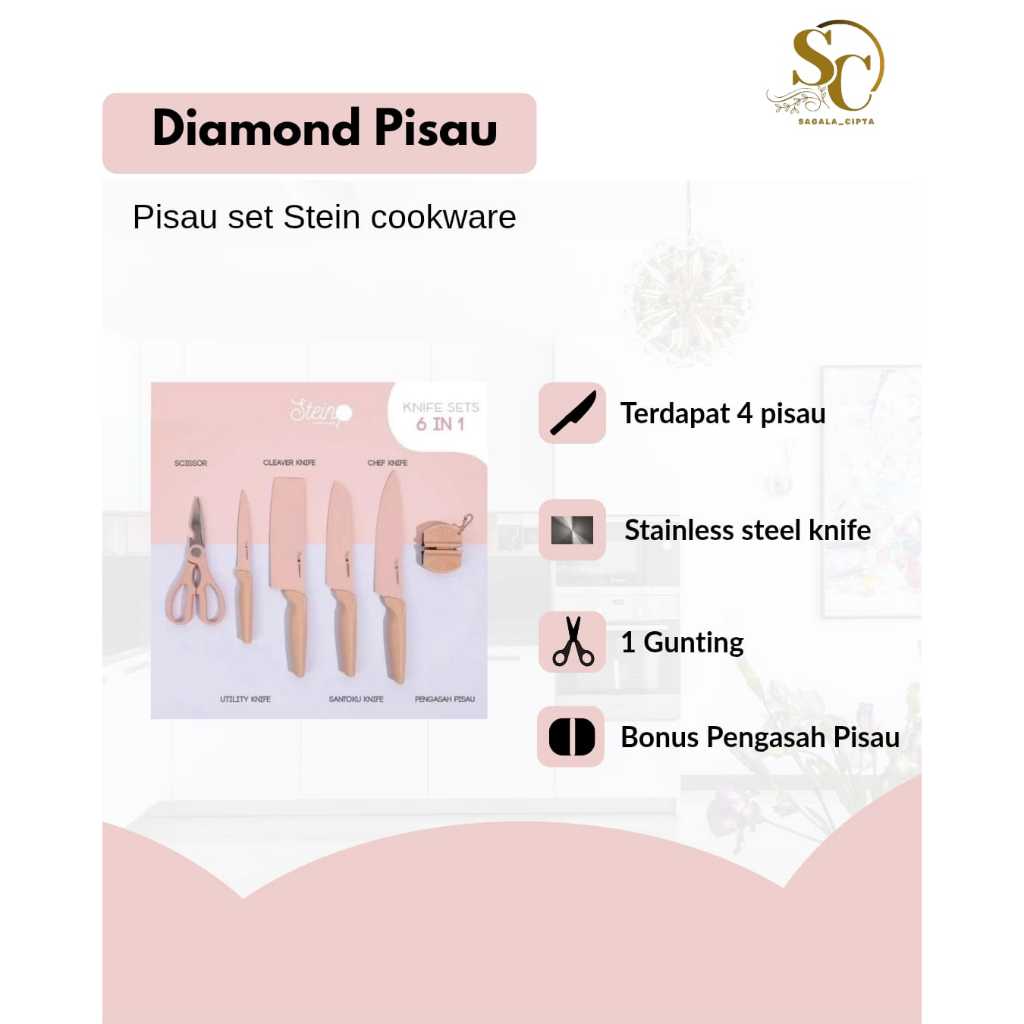 Stein Cookware  Diamond Knife Set