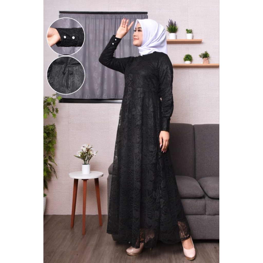 Alifia Gamis Setelan Gamis Cantik dan elegan sangat cocok untuk Acara pesta, wisuda dan kegiatan kea