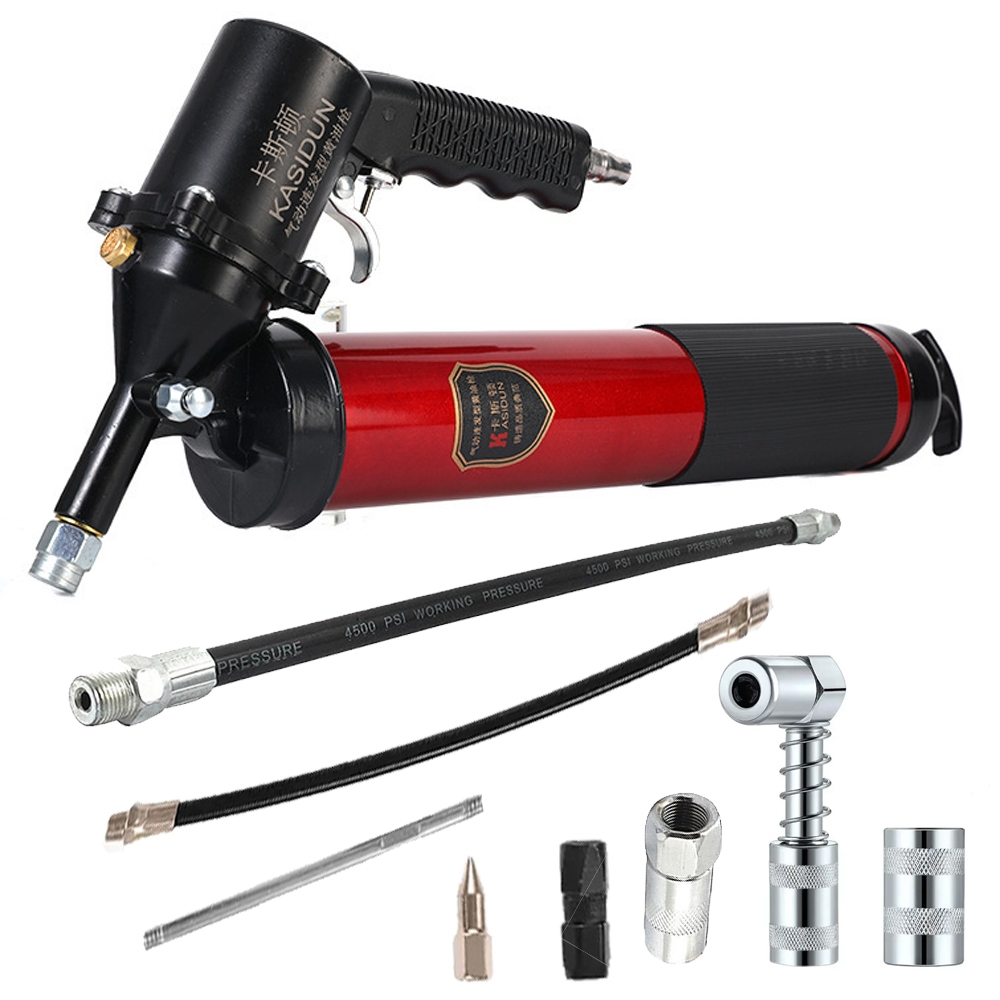 900CC Air Grease Gun udara dioperasikan dengan 10000-12000PSI pneumatik tekanan tinggi terus-menerus