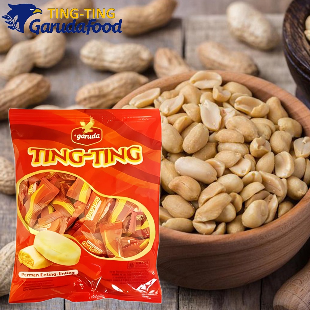 

PERMEN GARUDA TING-TING / PERMEN KACANG / PERMEN GULA RASA KACANG / 125GR
