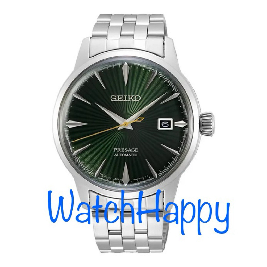 JAM TANGAN ANALOG SEIKO SRPE15J1 / SRPE15 / SRPE15J PRESAGE COCKTAIL MOCKINGBIRD AUTOMATIC MOVEMENET