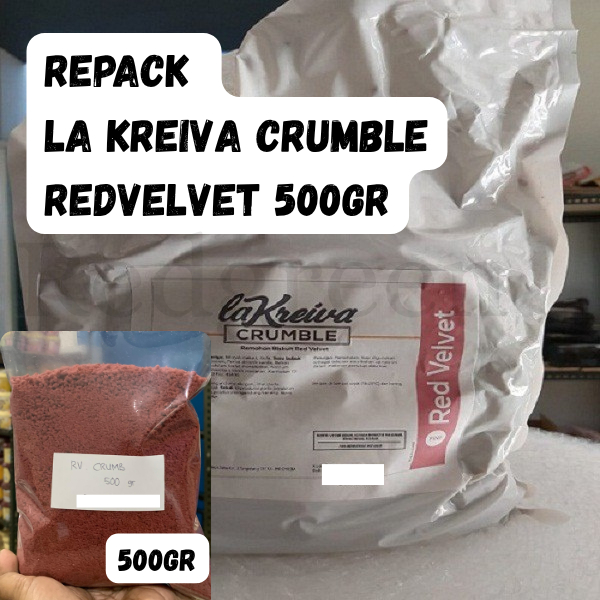 

la kreiva repack redvelvet crumb fine 500gr la kreiva red velvet crumble fine 500gr topping laKREIVA CRUMB CRUMBLE redvelvet crumb crumble red velvet