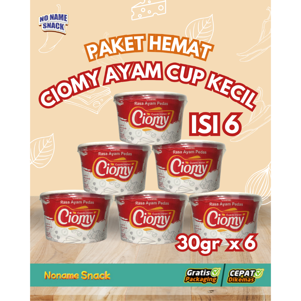 

Paket Bundling Ciomy Ayam Pedas Kemasan Kecil Isi 6 pcs