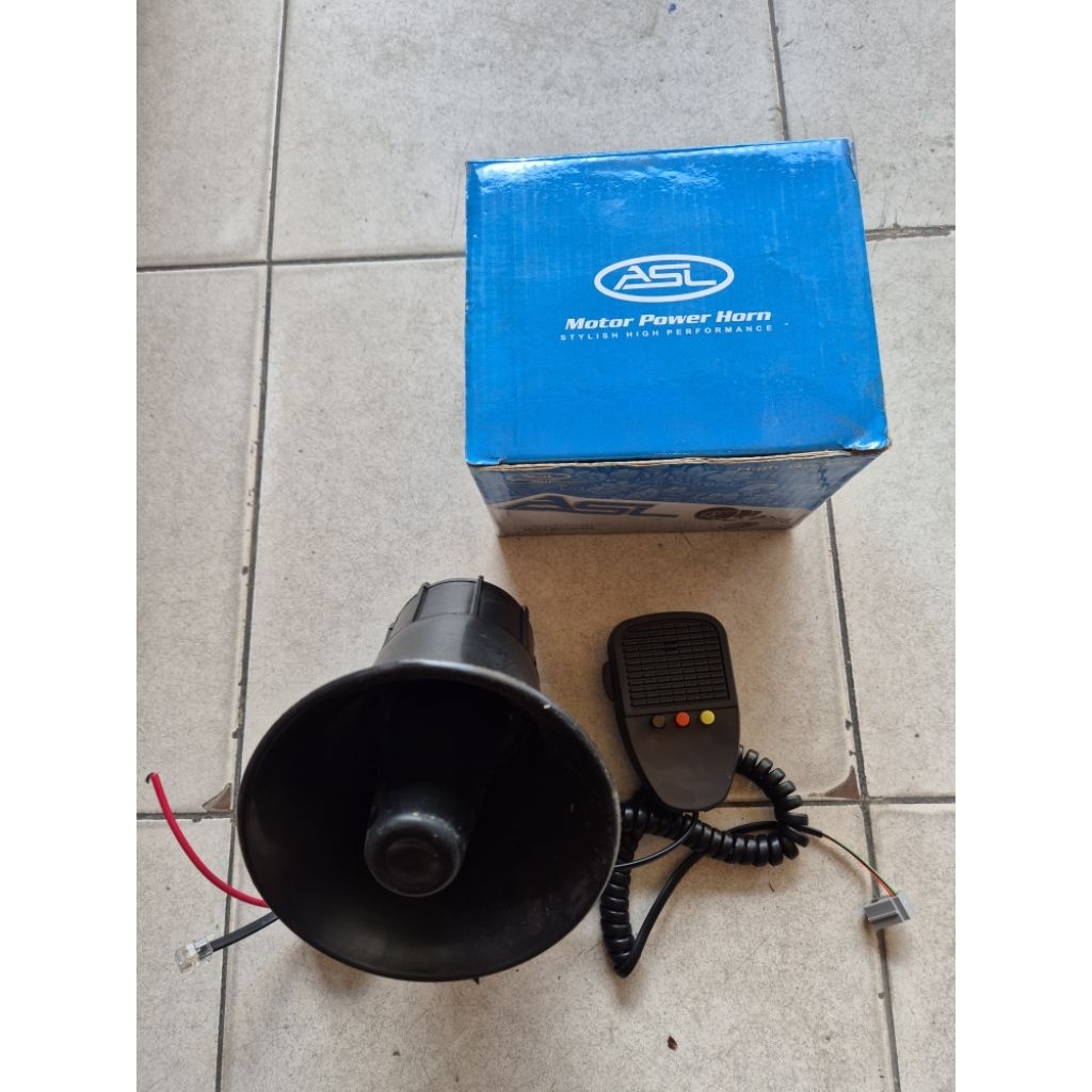 Klakson/Toa Polisi/Patwal/Sirine 3 Suara Mic Sirine Patwal Touring Turing Aksesories Motor Mobil
