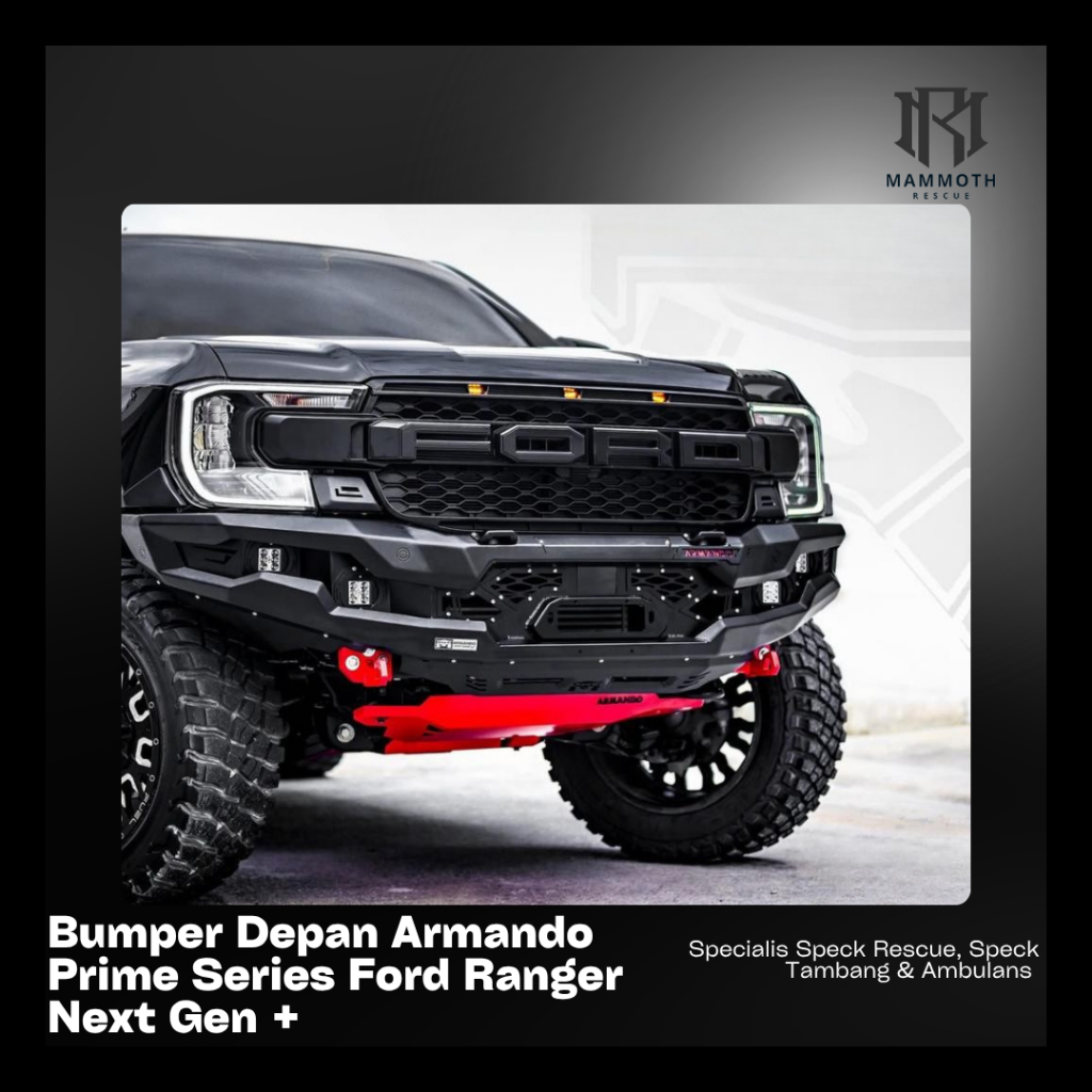Front Bullbar Ford Ranger / Bullbar Depan Ford Ranger Next Gen / Bumper Depan Ford Ranger / Bumper D