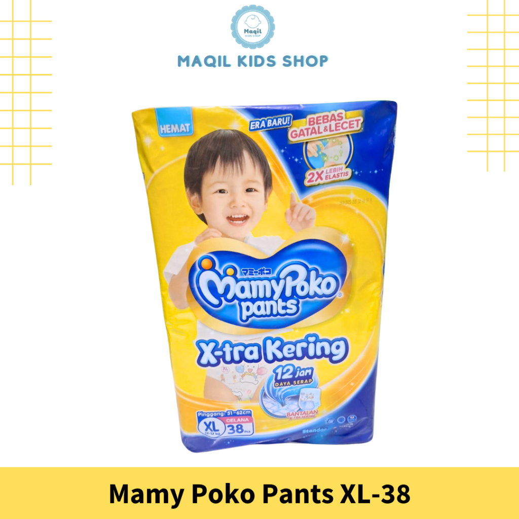 MamyPoko Popok Celana X-tra Kering XL-38