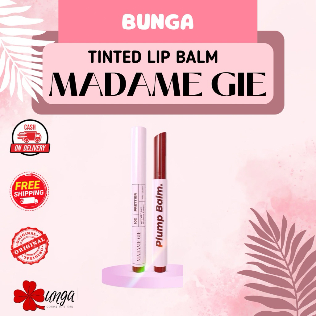 BUNGA - Madame Gie Tinted Lip Balm / Madame Gie Plumpy Balm / Plumpy Balm Madame Gie