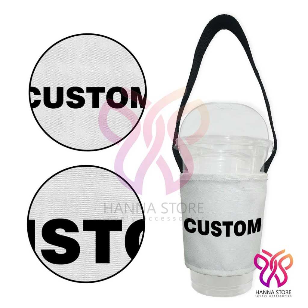 Tas Cup Boba Holder Custom Desain Suka - Suka