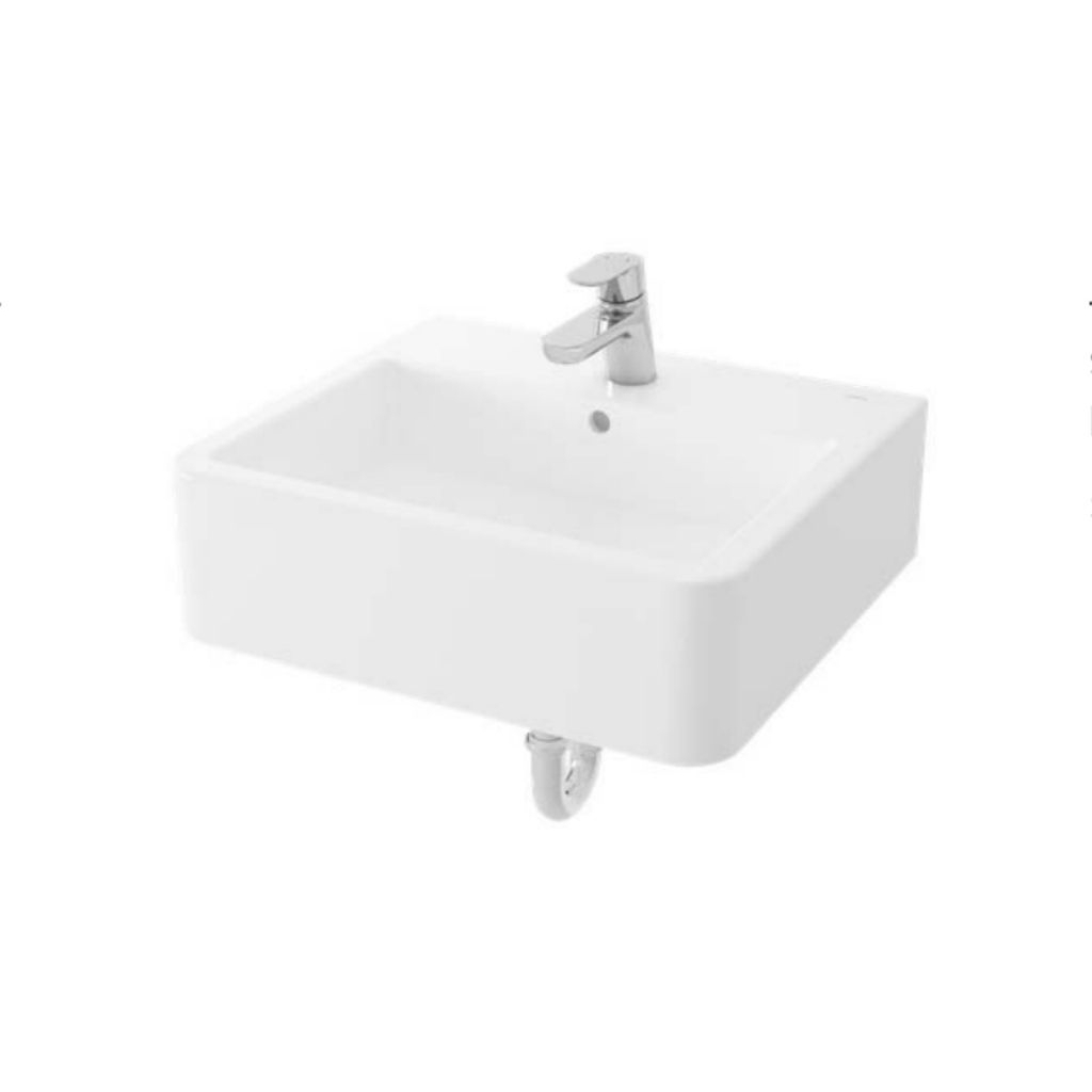 WASTAFEL GANTUNG TOTO LW644CJ LENGKAP TANPA KRAN, WASTAFEL TOTO LW 644 CJ