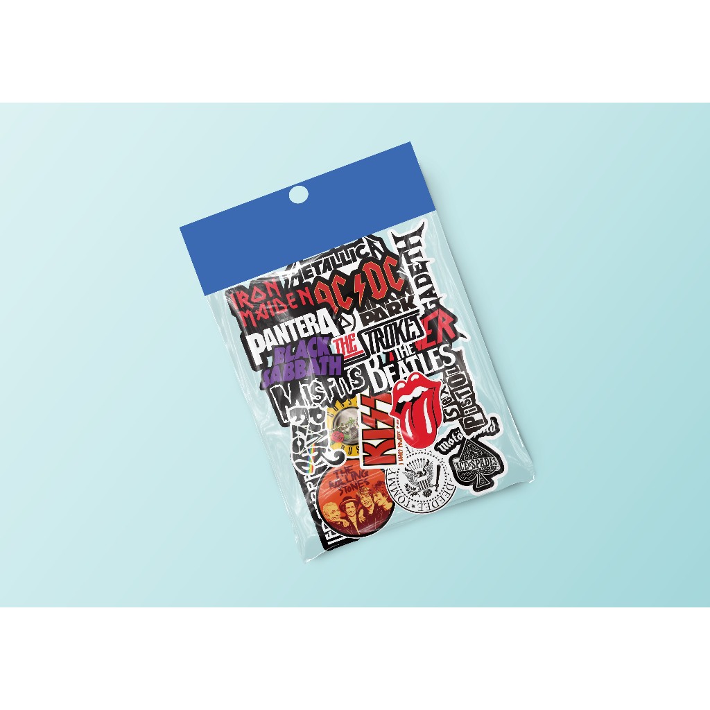 

20pcs Sticker Pack Band Sticker Aesthetic Stiker Band Rock Metal Stiker Black Sabbath Vol 1