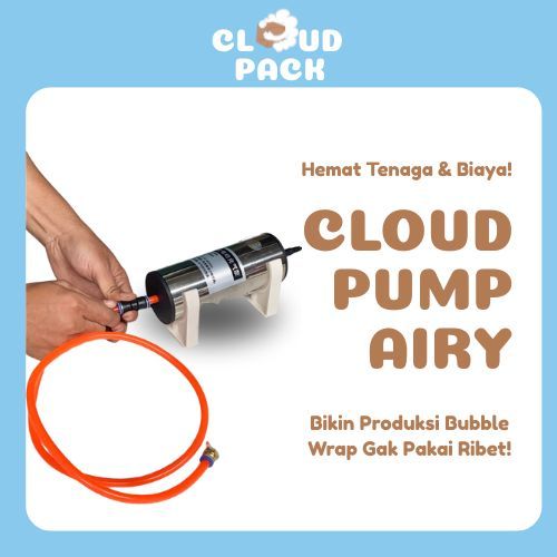 

Cloud Pack Pump Airy / Pompa untuk Bubble Wrap Air Bag Cushion Small