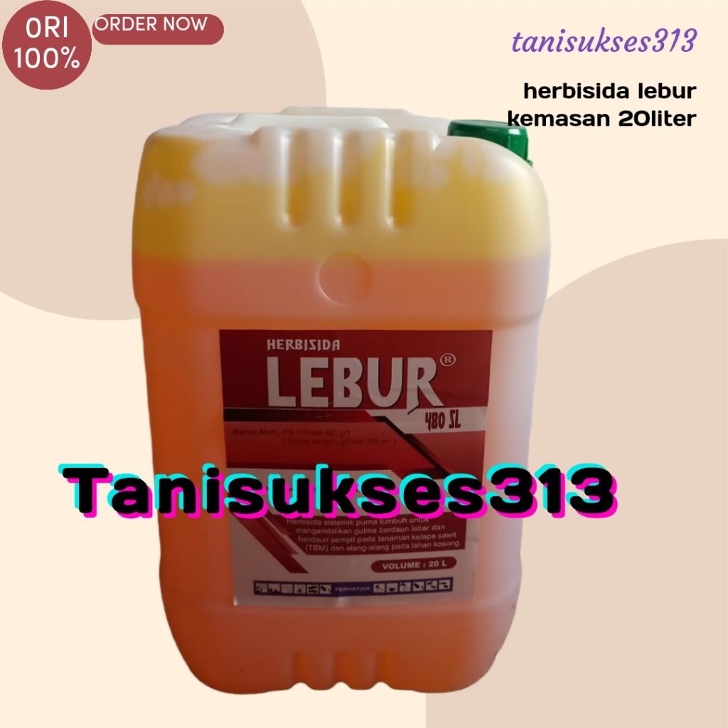 herbisida lebur480sl 20liter obat pembasmi rumput sampai akar Lebur 20liter