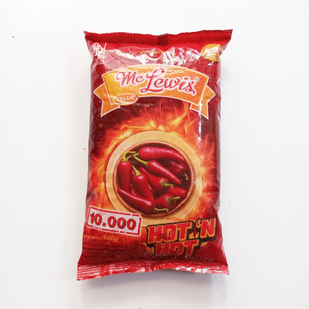 

Mc Lewis Hot N Hot - Saos McLewis Merah Extra Pedas 900g