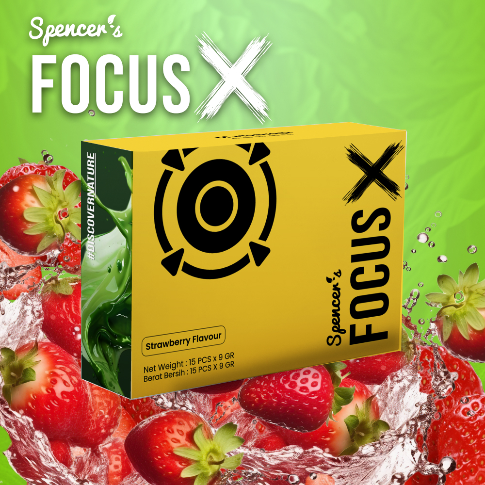 

Spencer's Supergreen Focus X Strawberry - Minuman Matcha Bantu Metabolisme