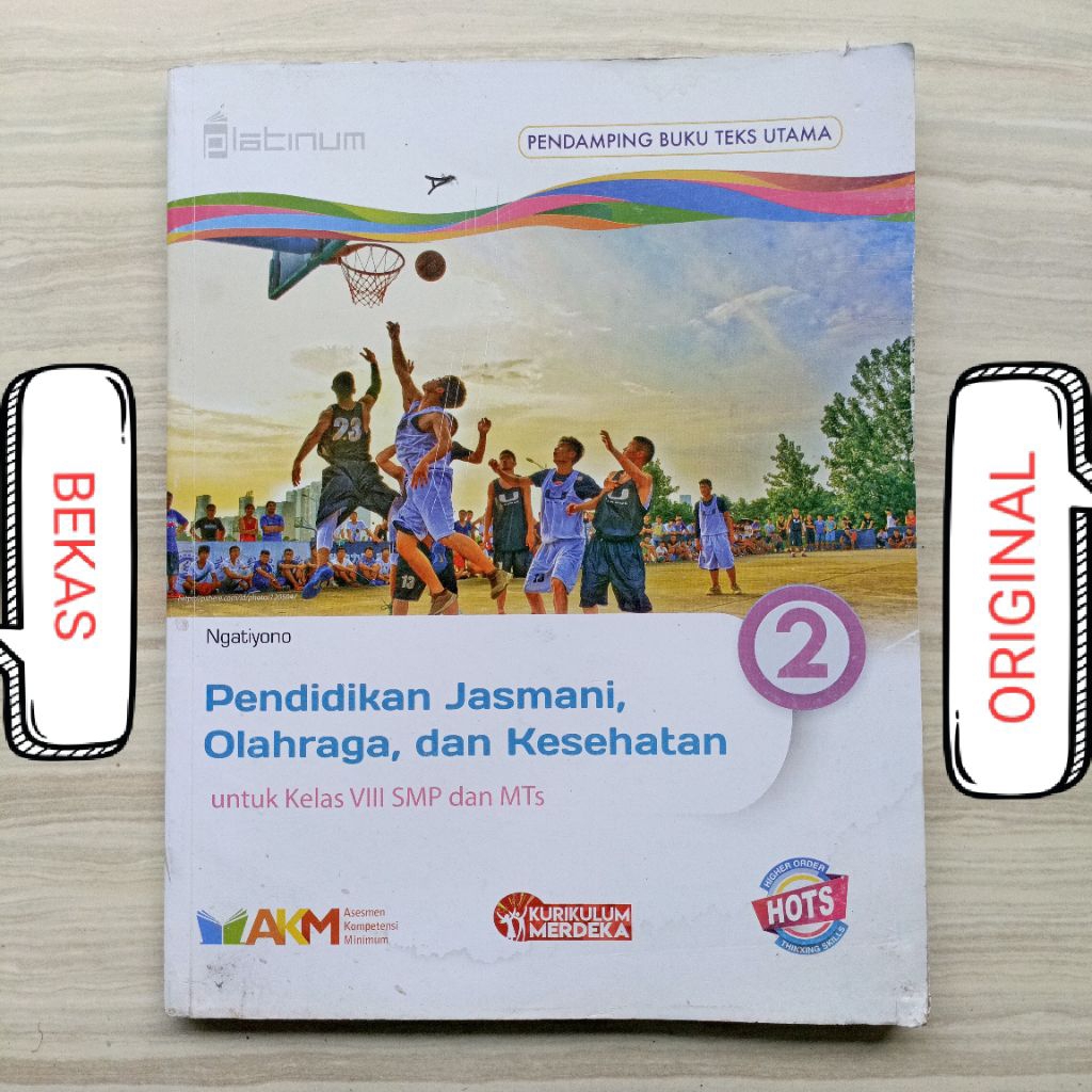 Buku PJOK PENJAS PENJASKES PENJASORKES Pendidikan Jasmani Olahraga dan Kesehatan Kelas 8 VIII 2 II S
