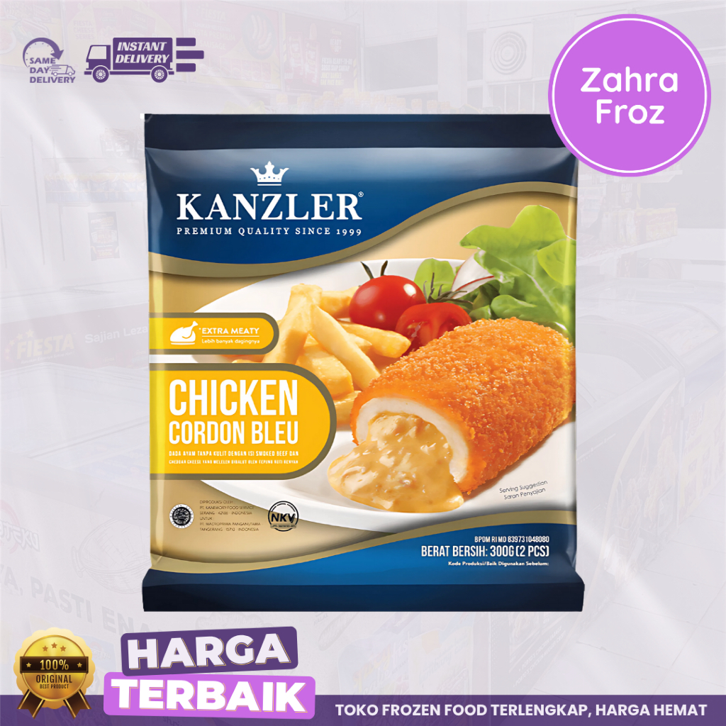 

KANZLER CHICKEN CORDON BLUE 300 GR