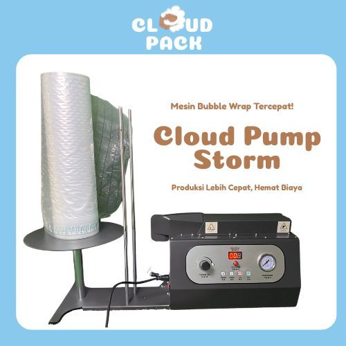 

Cloud Pack Pump Storm / Pompa untuk Bubble Wrap Air Bag Cushion Large