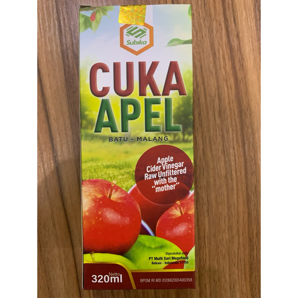 

Subika Cuka Apel Batu Malang isi 320ml Original