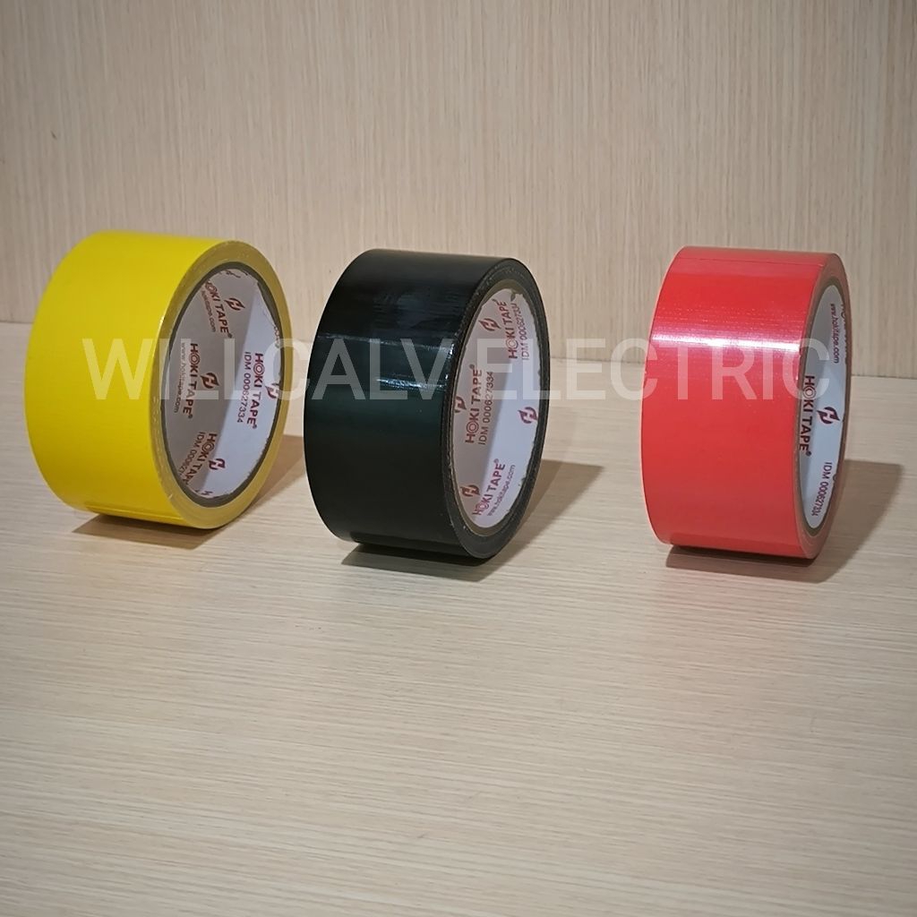 Lakban kain Cloth tape 48mm X 10 yard / Lakban kain hitam 48mm X 10 yard