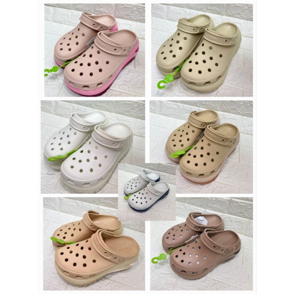 Crocs Mega crush clog Sandal wanita lucu santai