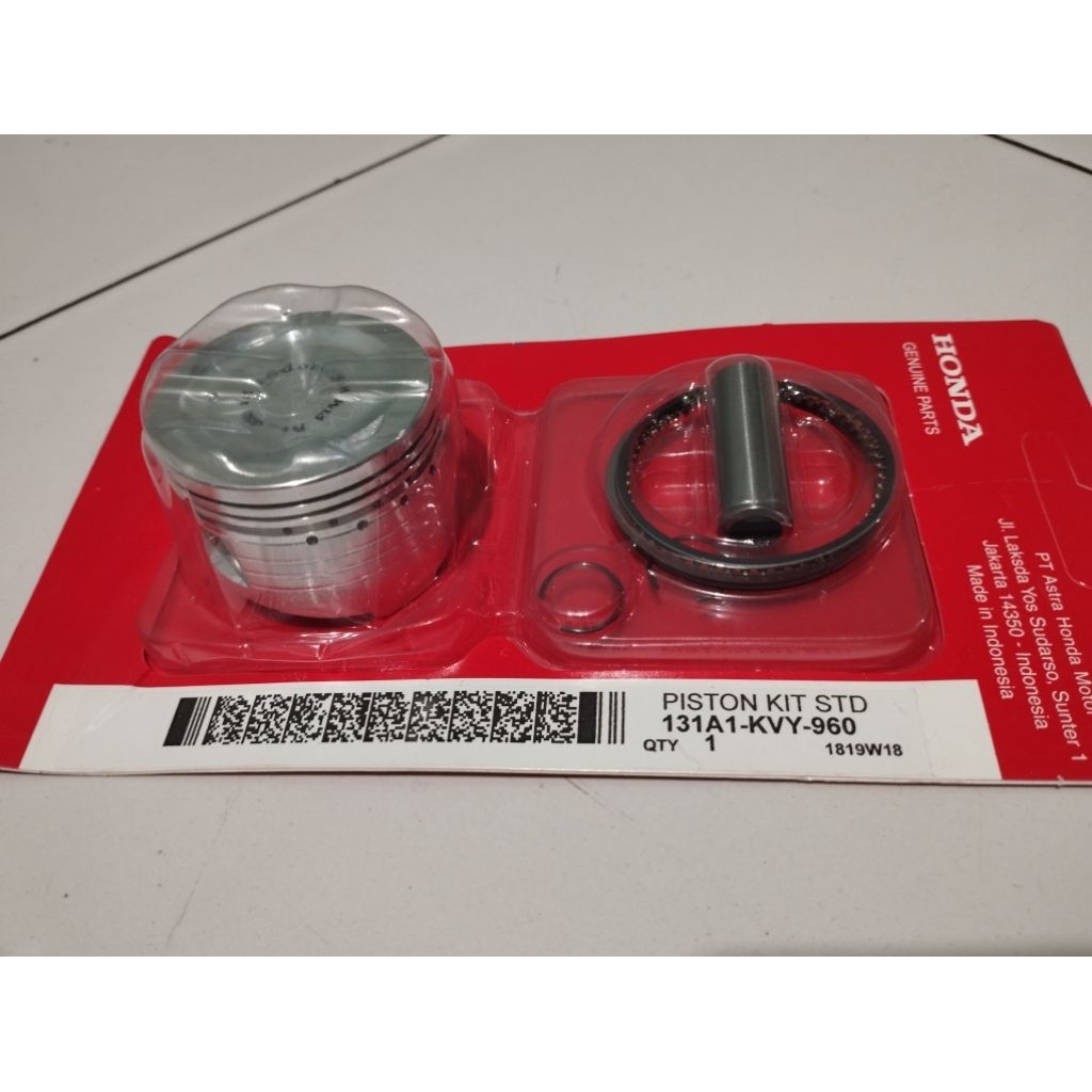 PISTON KIT SET BEAT KARBU BEAT FI STATER KASAR OS STANDAR