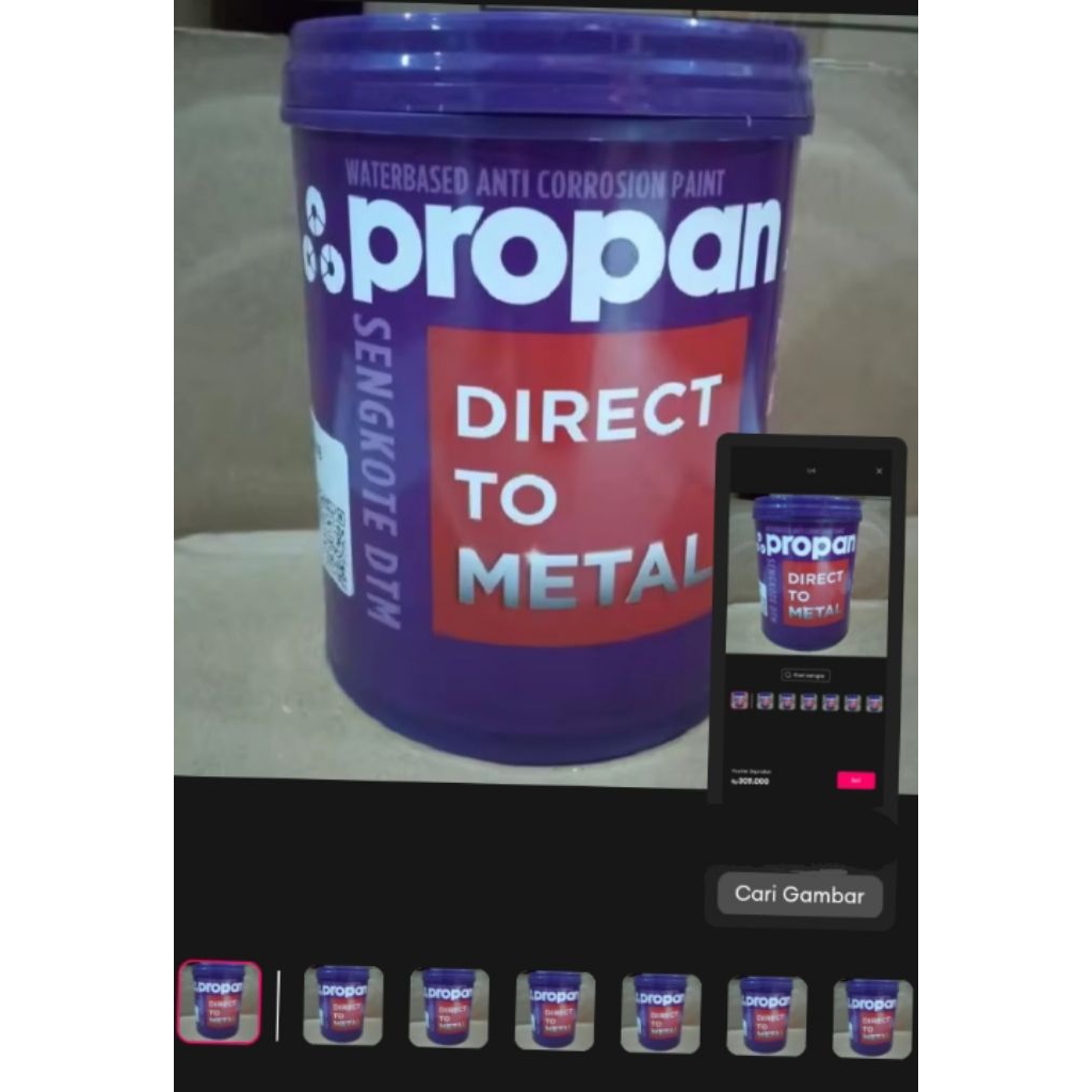 cat seng galvanis 20 kg cat anti karat