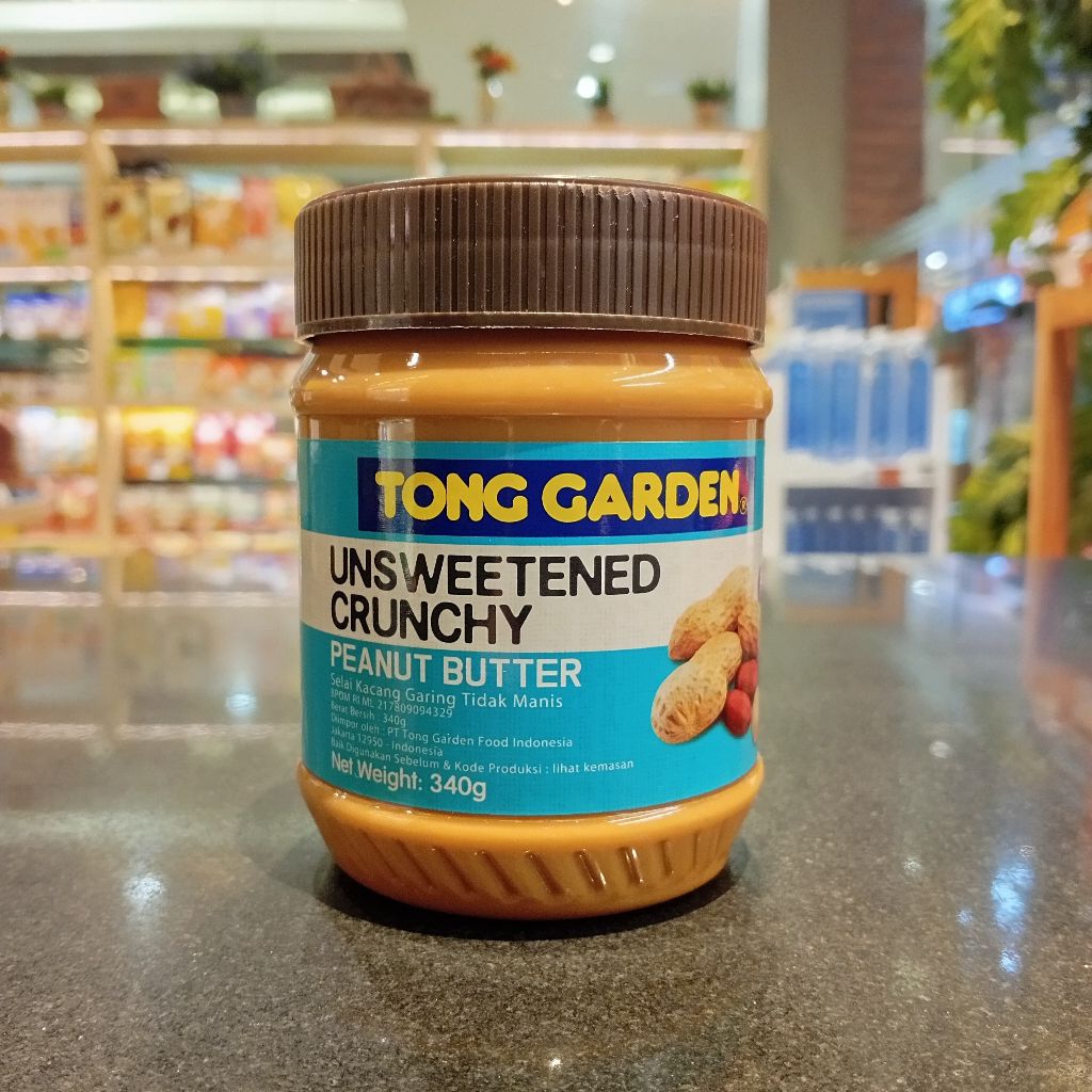 

Unsweetend Crunchy Peanut Butter by Tong Garden 340g