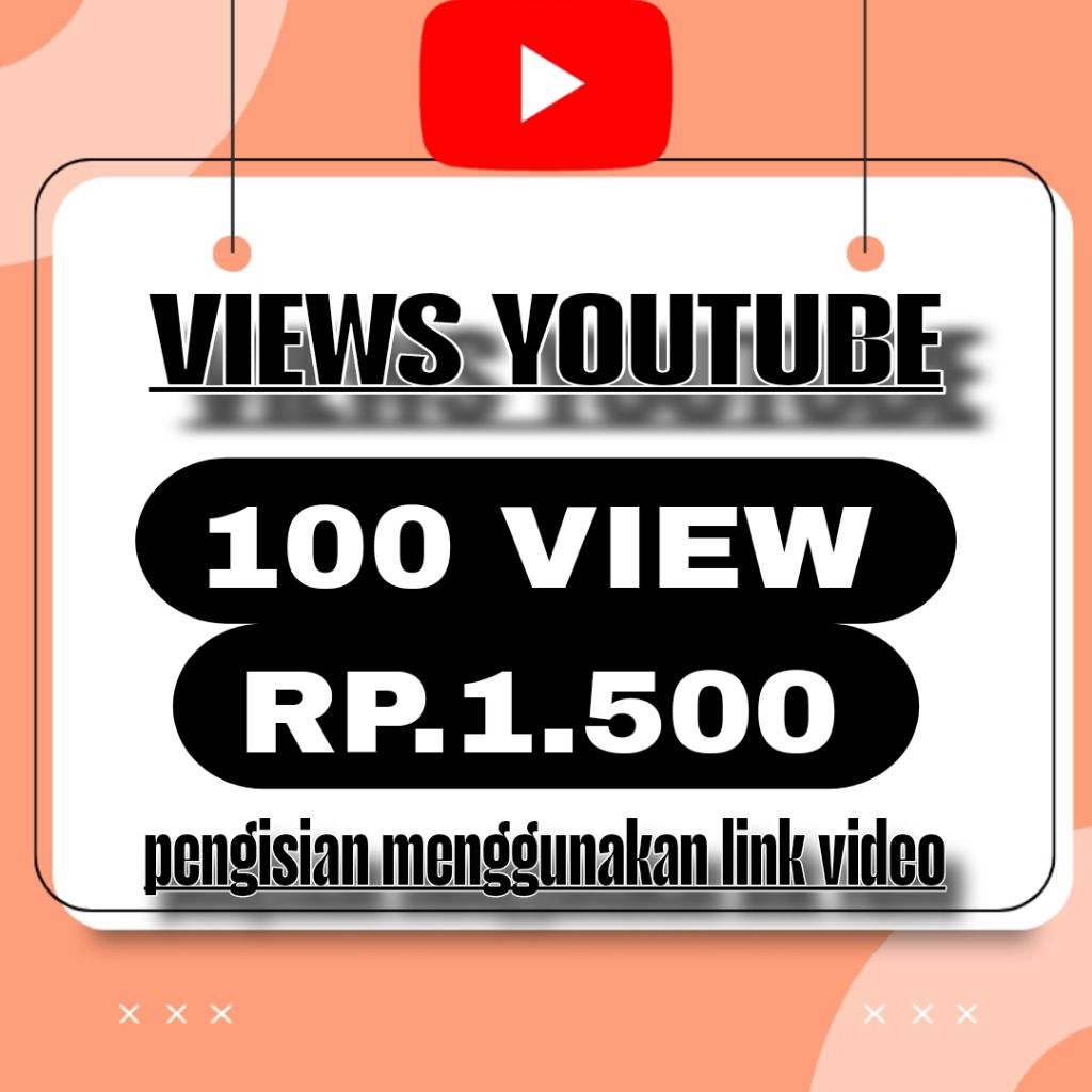 100 Viewer YouTube Bonus Like Permanen - View YouTube Permanen Termurah Gratis Like