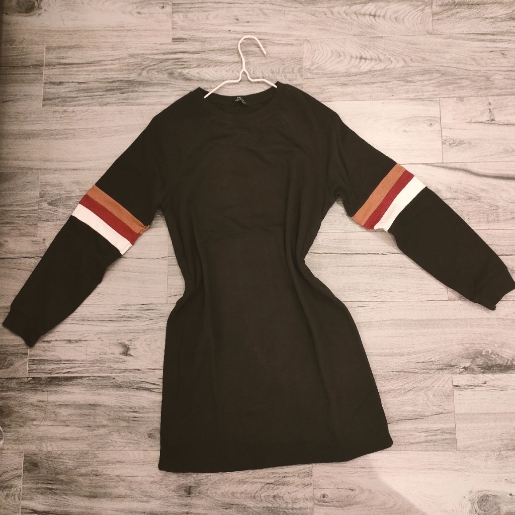 LATTE | PRELOVED BERSHKA Sweater Dress hitam