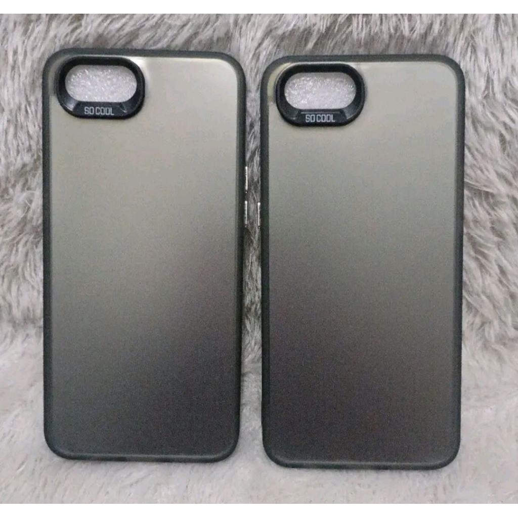 Softcase imd full Black Realme C2 C2 Silikon Casing Plate Hologram