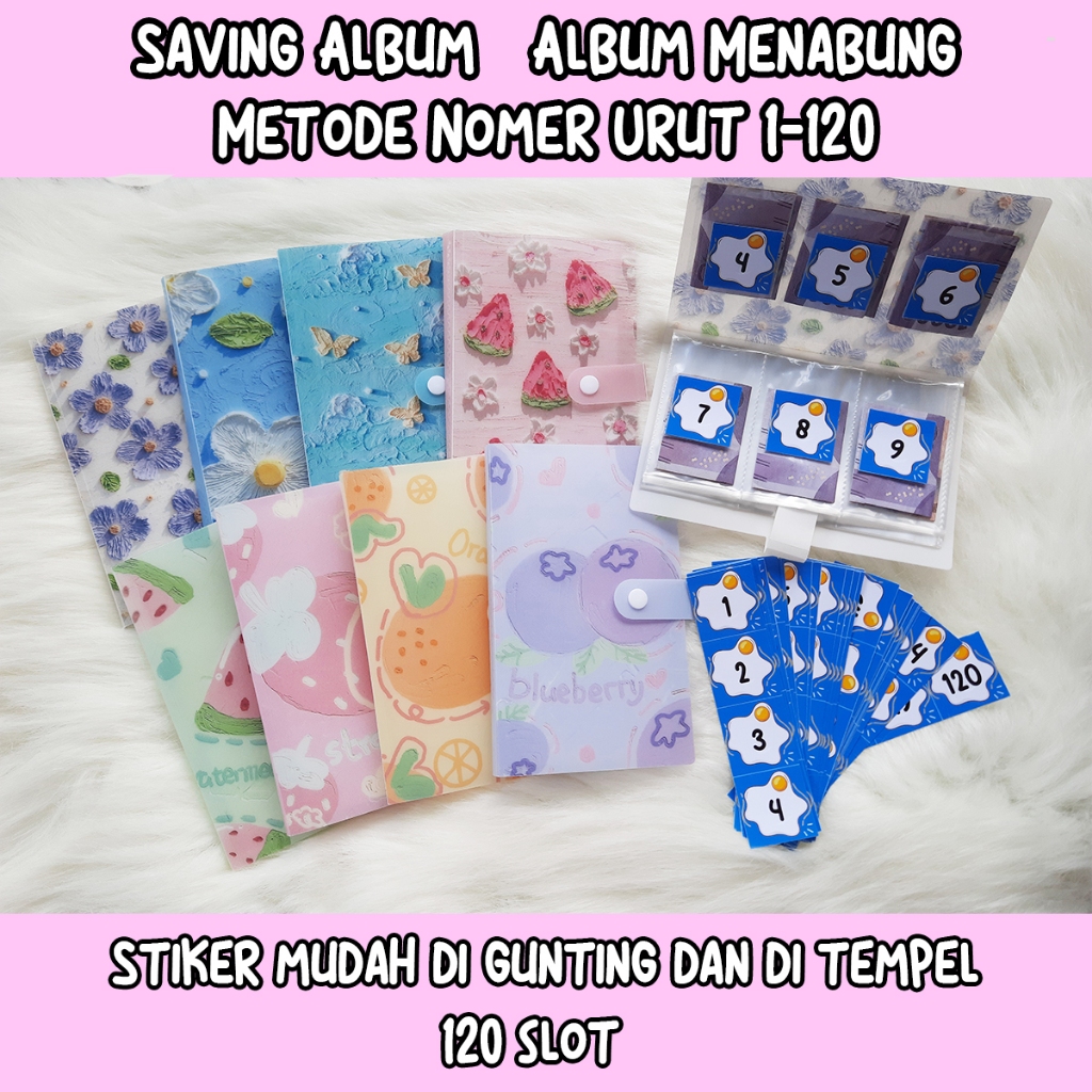 

PAKET SAVING ALBUM MENABUNG NOMER URUT 1- 120