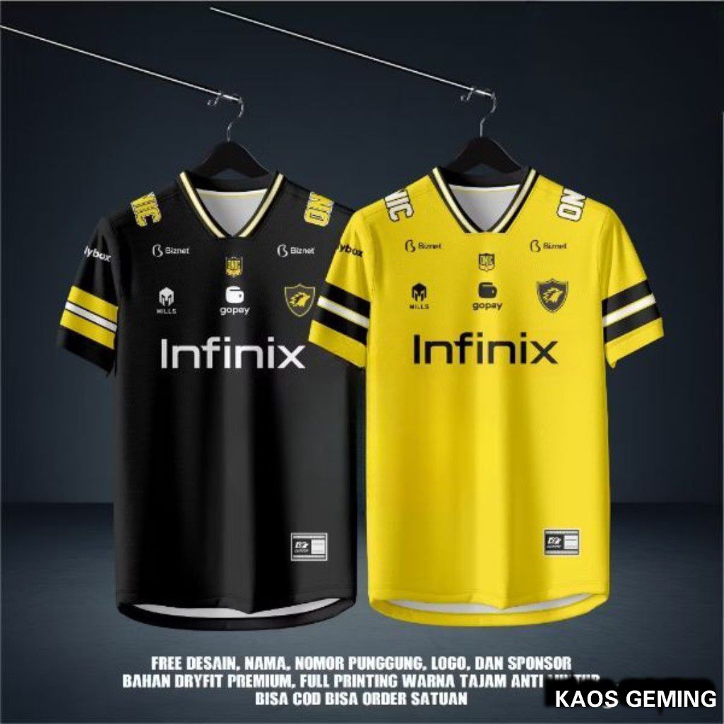 Jersey Baju ONIC E-SPORT PH ONIC Terbaru 2026 ID season 15 Mobile Legends